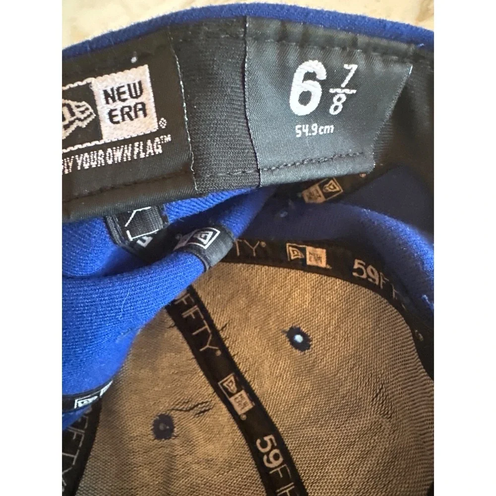 Toronto Blue Jays MLB New Era 59Fifty Cap Size 6 7/8 Blue Authentic On-Field Hat